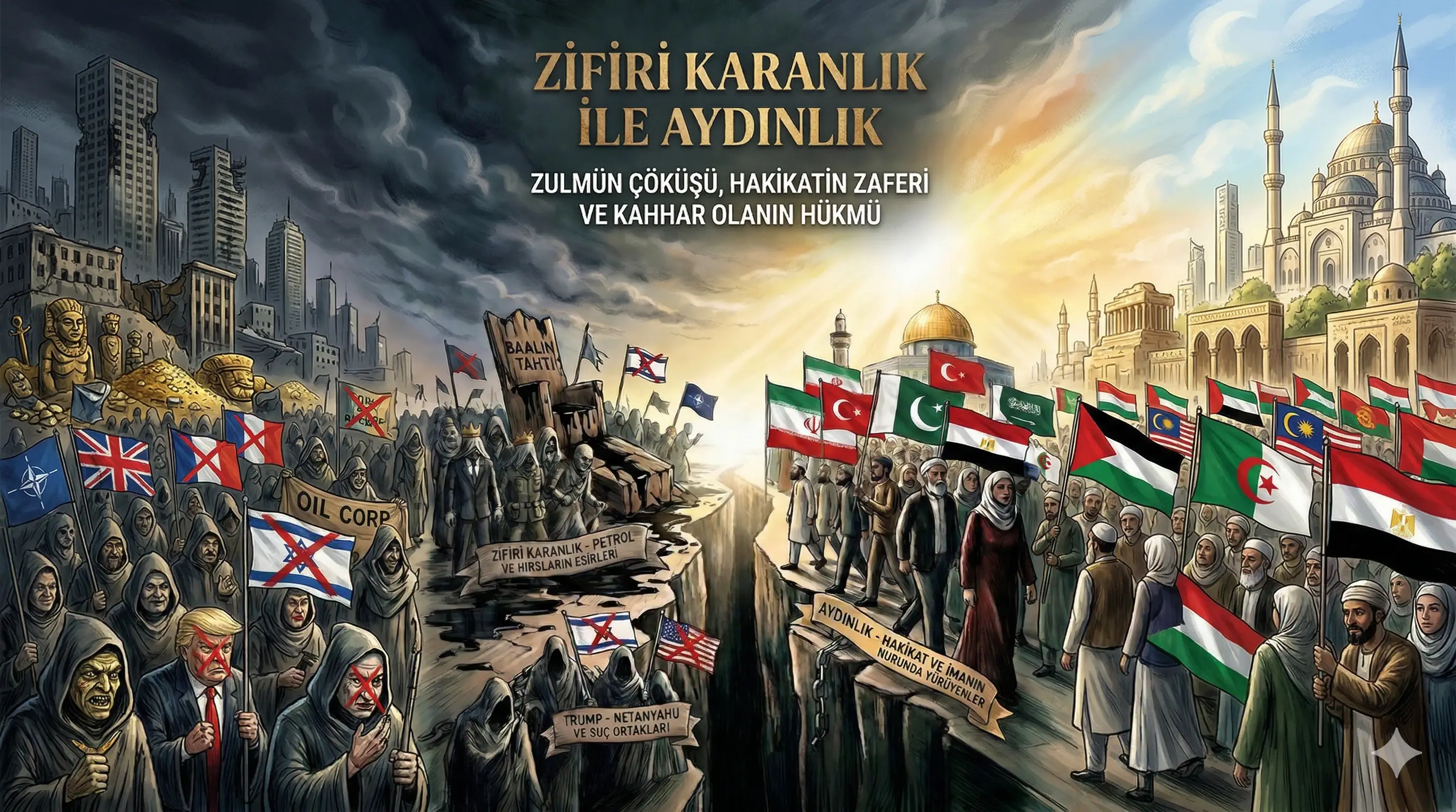 ZİFİRİ KARANLIK İLE AYDINLIK